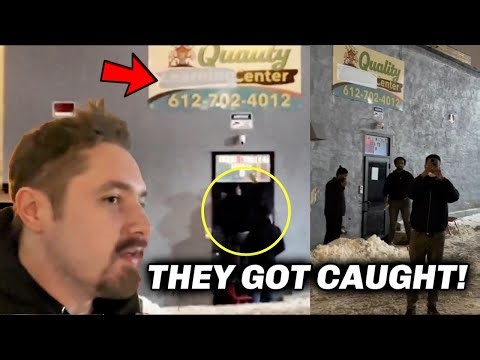 Masked Somalis Attempt to Fix Misspelled Sign And This Happened!