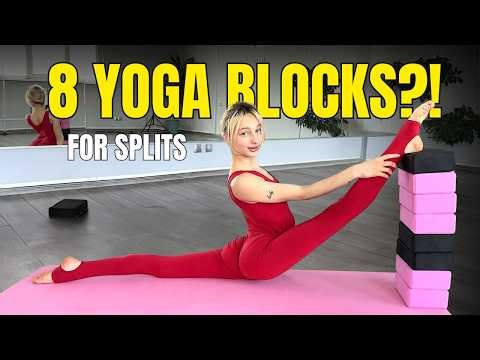 Oversplit Stretch | Extreme Split Training with 8 Yoga Blocks (Flexibility Challenge) 4k