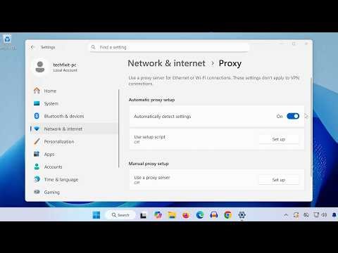 How To Set Up And Configure Proxy Server in Windows 11 - NEW 2026