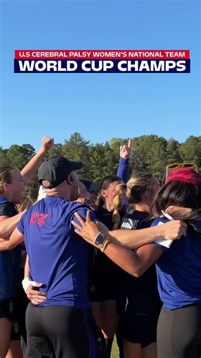 THE U.S. CEREBRAL PALSY WOMEN'S NATIONAL TEAM HAS WON THE IFCPF WORLD CUP FOR A SECOND TIME! 🏆🏆