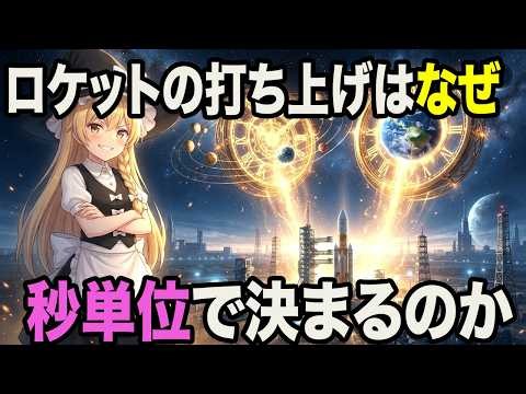 ロケットの打ち上げ時刻は、なぜ秒単位で決まっているのか？ 火星探査機MMXは10月20日4時41分03秒【ゆっくり解説】