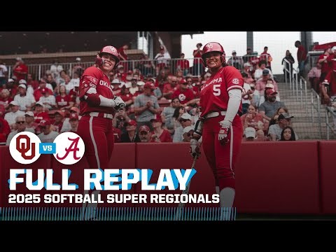 Oklahoma vs. Alabama: 2025 NCAA softball super regionals | FULL REPLAY