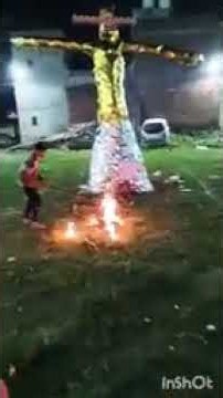 Aa gaye sab meri maut ka tamasha dekhane ! Ravan dahan #shorts