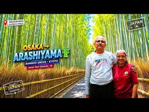 🎋 Osaka ➡️ Arashiyama Bamboo Grove 🌿 | Walking Through Japan’s Magical Bamboo Forest 🇯🇵✨