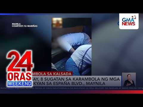1 patay, 8 sugatan sa karambola sa España Blvd., Maynila | 24 Oras Weekend