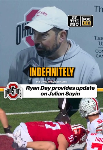 Ohio State HC Ryan Day Provides Injury Update on QB Julian Sayin