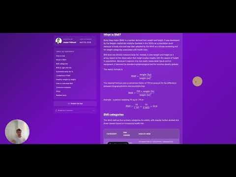 How to Calculate BMI: Body Mass Index Calculator Tutorial