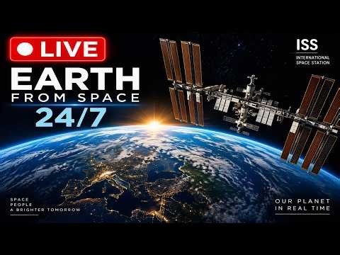 🔴 LIVE ISS Stream 24/7 | HD Earth View from Space 🌎 | International Space Station Live Camera