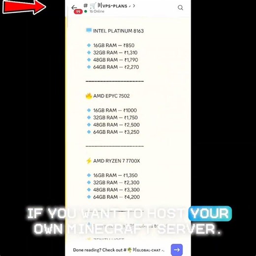free minecraft server #shorts #viral #minecraft #server 😎