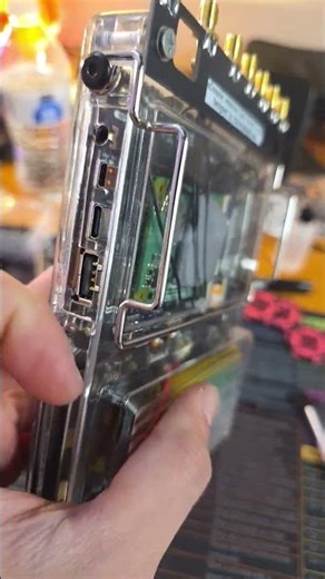 Uconsole Custom Build with Clear Shell #raspberrypi #uconsole #diy