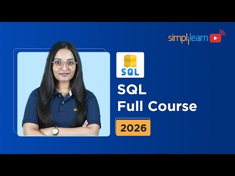 SQL Full Course 2026 [Free] | SQL Tutorial for Beginners | SQL for Data Analytics | Simplilearn