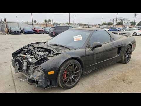 BUYING A TOTALED 1991 HONDA NSX