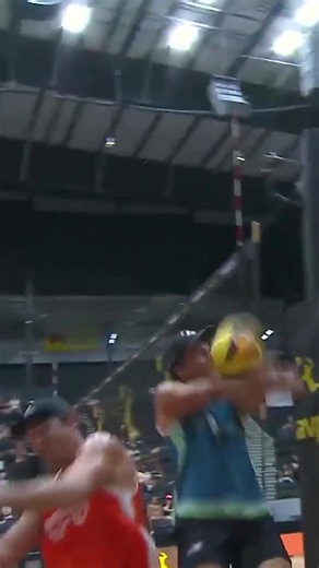 What should the call be? 🤔 A controversial collision between Miles Partain of the Dallas Dream & Troy Field Austin Aces from Week 8 of the Progressive AVP League in Dallas, TX.