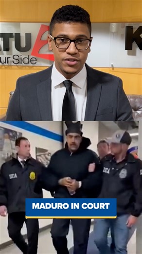 Venezuelan President Nicolás Maduro will make his first appearance in a U.S. courtroom on narco-terrorism charges, which the Trump administration used to justify capturing him and bringing him to New York, the AP reports. https://bit.ly/4jpuqZP | KATU News