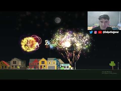 I try this making and exploding fireworks game