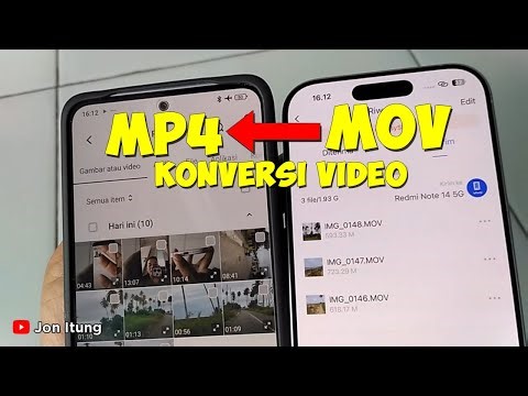 Tutorial Konversi File Video MOV (iPhone) Ke MP4 (Android)