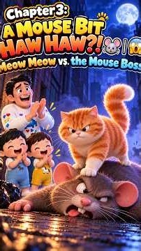 【Chapter 3】 A MOUSE BIT HAW HAW?! 🐭😱 | Meow Meow vs. the Mouse Boss!