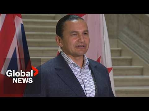 Kinew says Manitoba has “got their back 100%” after Carney ends trade negotiations with US