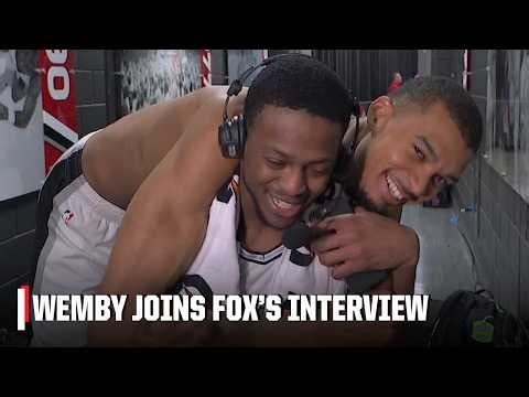 De’Aaron Fox says we have ‘young old veteran team’ as Wemby crashes the interview | Inside The NBA