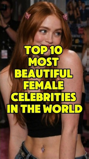 Top 10 Most Beautiful Female Celebrities in the World 🌎✨#ytshorts #like