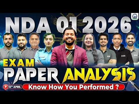 NDA 01 2026 EXAM PAPER ANALYSIS Know How You PERFORMED ? | by Khan Sir & Team