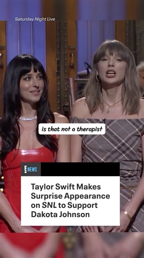 Taylor Swift Makes Surprise Appearance on SNL to Support Dakota Johnson