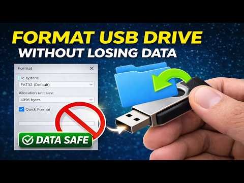 How To Format USB Drive Without Losing Data? Fix Corrupted Flash Drive Without Deleting Files