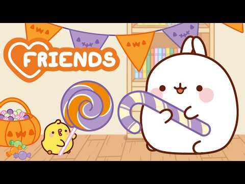 Molang Tries Spooky Halloween Candy! 👻🍭 Candy Challenge