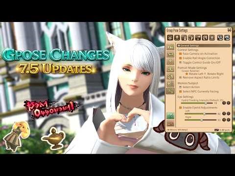 FFXIV: New GPOSE Features - Eyelid Adjustments / Soft Focus & More!