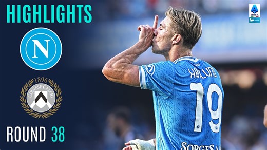 Hojlund Seals Second Place For Napoli | NAPOLI-UDINESE | HIGHLIGHTS | Serie A 2025/26