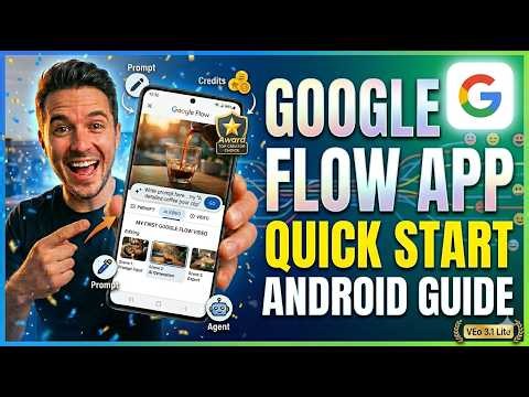 Google Flow Android Tutorial: Create AI Videos In Seconds!