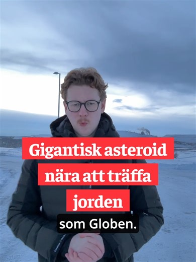 2004 upptäckte forskare asteroiden Apophis som är på väg mot jorden. Kommer du gå ut för att se den? #nsd #nsdnyheter #Kiruna