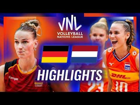 Germany🇩🇪 vs. Netherlands🇳🇱 - Highlights | Week 3 | Women's VNL 2026