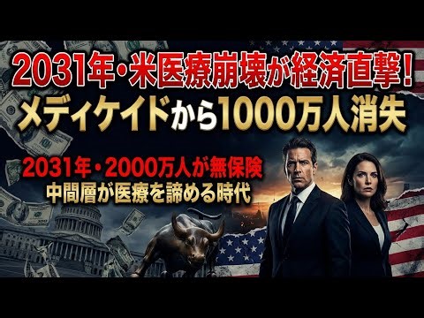 メディケイドから1000万人が消える2031年。アメリカ「医療崩壊」が経済を直撃するシナリオ