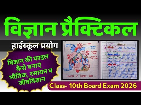 10th विज्ञान प्रोजेक्ट फाइल | class 10 science project file | science class 10 practical file 2025