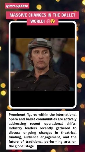 Huge Changes Hitting the Opera & Ballet World! 🎭 #PerformingArts