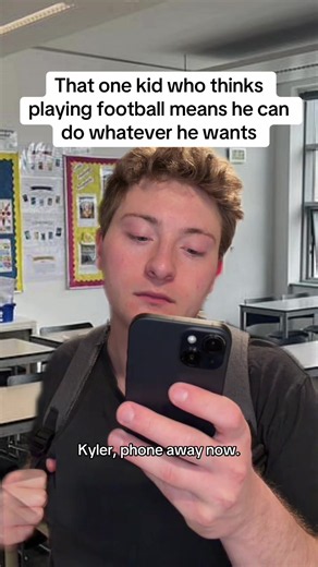 That one kid who thinks playing football means he can do whatever he wants #school #middleschool #pov #teacherlife #teachersoftiktok