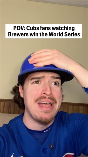 POV: Cubs fans watching Brewers win the World Series😂⚾️
