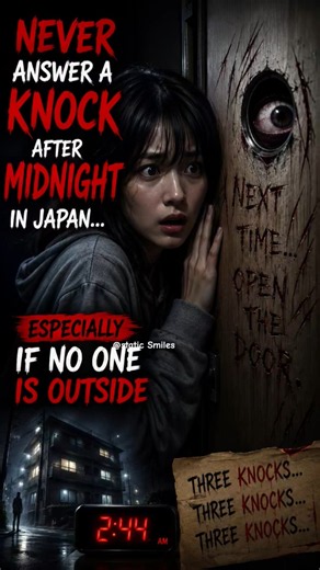 Never Open Your Door After Midnight in Japan..😨 | True Japanese Urban Legend #shorts #scary #horror