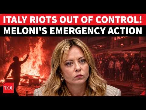 Milan Under Siege! Riots Force Meloni To Deploy More Soldiers; Looting, Clashes Leave Italy Reeling