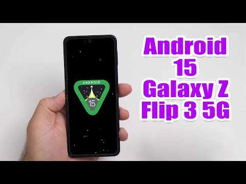 Install Android 15 on Galaxy Z Flip 3 5G (LineageOS 22) - How to Guide!