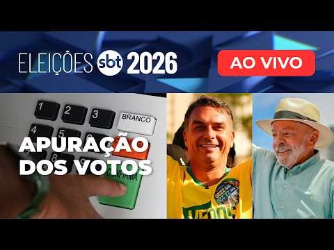 ELEIÇÕES 2026: Apuração dos votos do primeiro turno no SBT News | #EleiçõesSBT2026