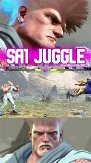 Guile's INSANE Double SA1 Juggle 🤯