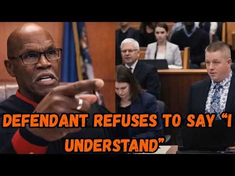 Defendant Refuses to Say “I Understand” — Judge Explodes in Court