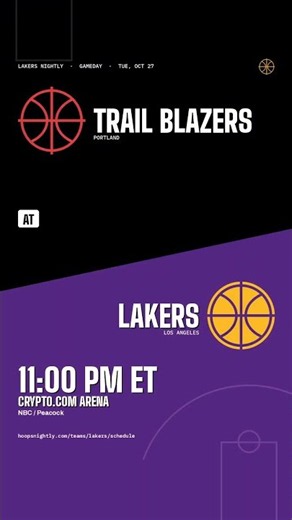 Who We Play | Lakers Nightly #Shorts