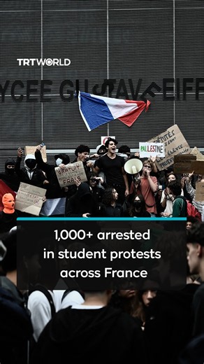 1,000+ arrested in student protests across France