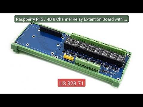Raspberry Pi 5 / 4B 8 Channel Relay Extention Board with In... — Top Pick 2026 | Unbeatable Price!