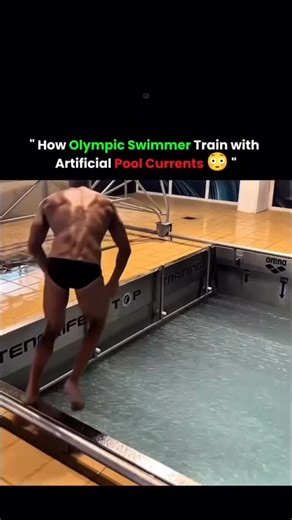 Tech page on Instagram: "“Olympic swimmers train with artificial pool currents that create a controlled, high-resistance flow of water. These powerful currents simulate open-water conditions, helping athletes build strength, improve endurance, and refine their stroke technique. By adjusting the speed and intensity, coaches can target specific muscles and monitor form in real time, making the training more efficient and precise.” . . . . #tech #technology #facts #technologytrends #explore"