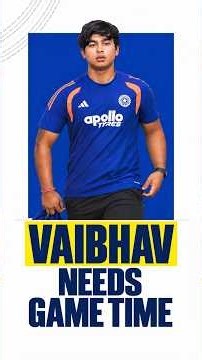 Vaibhav needs more game time #VaibhavSooryavanshi
