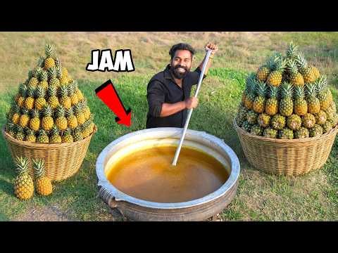150 kg Pineapple Jam Making Recipe | പൈനാപ്പിൾ ജാം ഉണ്ടാക്കിയാലോ | M4 Tech |